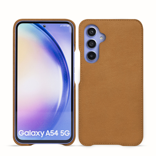 Capa traseira de luxo para Samsung Galaxy A54Castan esparciate ( Pantone #824F2A )