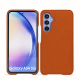 Capa em pele Samsung Galaxy A54 - Orange vibrant ( Pantone #e36b39 ) 