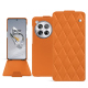 レザーケース OnePlus 12 - Orange - Couture ( Nappa - Pantone #ff9351 ) 
