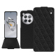 Housse cuir OnePlus 12 - Ebène - Couture ( Noir / Black ) 