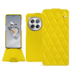 Custodia in pelle OnePlus 12 - Jaune fluo - Couture ( Pantone #c9ff57 ) 