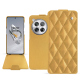 OnePlus 12 leather case - Or Maïa - Couture ( Pantone 871C ) 