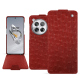 OnePlus 12 leather case - Autruche ciliegia ( Pantone #a4343a ) 