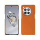 OnePlus 12 leather case - Orange ( Nappa - Pantone #ff9351 ) 