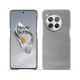 OnePlus 12 leather case - Platinium ( Pantone 877C ) 