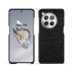 Lederschutzhülle OnePlus 12 - Autruche nero ( Noir / Black) 