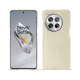 Coque cuir OnePlus 12 - Crocodile milk ( Pantone #d6d2c4 ) 