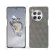 Coque cuir OnePlus 12 - Acier vintage - Couture ( Pantone #d85827b ) 