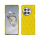 Custodia in pelle OnePlus 12 - Jaune fluo - Couture ( Pantone #c9ff57 ) 
