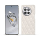 OnePlus 12 leather case - Blanc escumo - Couture ( Pantone #D6D6D1 )