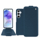 Housse cuir Samsung Galaxy A55 - Indigo ( Pantone #1f4565 ) 