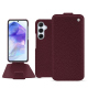 Capa em pele Samsung Galaxy A55 - Lie de vin ( Pantone #412234 ) 