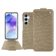 Funda de piel Samsung Galaxy A55 - Autruche desert ( Pantone #A39382 ) 