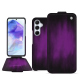 Samsung Galaxy A55 leather case - Violet Patine