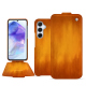 Funda de piel Samsung Galaxy A55 - Orange Patine