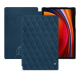 Housse cuir Samsung Galaxy Tab S9 - Blu mediterran - Couture ( Pantone #0E3043 )