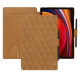 Housse cuir Samsung Galaxy Tab S9 - Castan esparciate - Couture ( Pantone #824F2A )