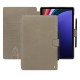Capa em pele Samsung Galaxy Tab S9+ - Darboun sabla ( Pantone #BCB1A1 )