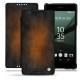 Housse cuir Sony Xperia Z5 - Fauve Patine