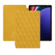 Housse cuir Samsung Galaxy Tab S9+ - Jaune soulèu - Couture ( Pantone #F3B934 )