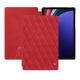 Capa em pele Samsung Galaxy Tab S9+ - Rouge troupelenc - Couture ( Pantone #AB191A )