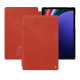 Custodia in pelle Samsung Galaxy Tab S9+ - Arange clouquié ( Pantone #D33108 )