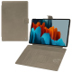 Housse cuir Samsung Galaxy Tab S9 Ultra - Darboun sabla ( Pantone #BCB1A1 )