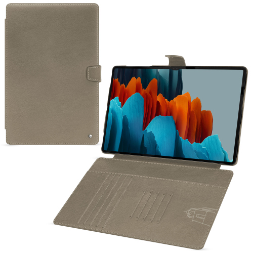 Funda protectora de lujo Samsung Galaxy Tab S9 UltraDarboun sabla ( Pantone #BCB1A1 )
