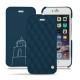 Housse cuir Apple iPhone 6S Plus - Blu mediterran - Couture