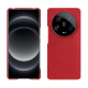 Coque cuir Xiaomi 14 Ultra - Rouge troupelenc ( Pantone #AB191A )