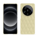 Custodia in pelle Xiaomi 14 Ultra - Beige - Couture ( Nappa - Pantone #ceb888 ) 
