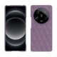 Coque cuir Xiaomi 14 Ultra - Lilas - Couture ( Nappa - Pantone #b9a3e3 ) 