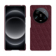 Xiaomi 14 Ultra leather cover - Lie de vin - Couture ( Pantone #412234 ) 