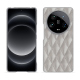 Funda de piel Xiaomi 14 Ultra - Platinium - Couture ( Pantone 877C ) 