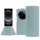 Custodia in pelle Xiaomi 14 Ultra - Bleu ciel ( Nappa - Pantone #abcae9 ) 