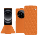 Xiaomi 14 Ultra leather case - Orange - Couture ( Nappa - Pantone #ff9351 ) 