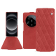 Capa em pele Xiaomi 14 Ultra - Cerise vintage - Couture ( Pantone #a6302e ) 
