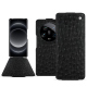 Custodia in pelle Xiaomi 14 Ultra - Autruche nero ( Noir / Black) 