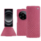 Custodia in pelle Xiaomi 14 Ultra - Serpent ciclamino ( Pantone #9E4C6E ) 