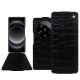 Custodia in pelle Xiaomi 14 Ultra - Crocodile nero ( Noir / Black) 