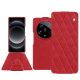 Housse cuir Xiaomi 14 Ultra - Rouge troupelenc - Couture ( Pantone #AB191A )