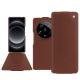 Lederschutzhülle Xiaomi 14 Ultra - Marron délicat ( Pantone #95614d) 