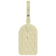 Luggage Tag - Ivoire - Couture ( Pantone #d6d6c6 ) 