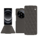 Xiaomi 14 Ultra leather case - Anthracite - Couture ( Pantone #41403c ) 