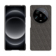 硬质真皮保护套 Xiaomi 14 Ultra - Anthracite - Couture ( Pantone #41403c ) 