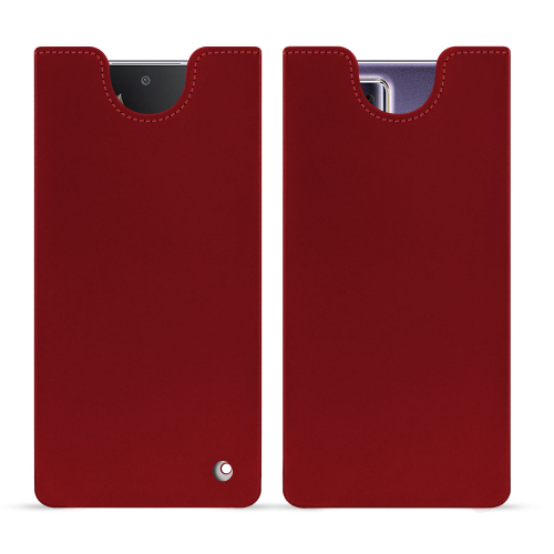 Capa de luxo para Honor Magic V2 | NoreveRouge ( Nappa - Pantone #d50032 ) 