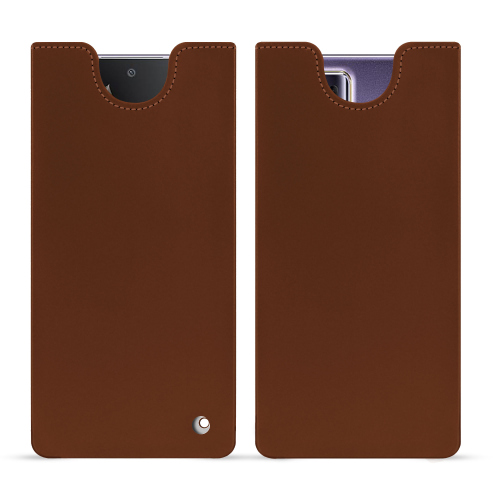 Funda de lujo para Honor Magic V2 | NoreveMarron ( Nappa - Pantone #8B4720 ) 