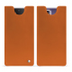 Honor Magic V2 leather pouch - Orange ( Nappa - Pantone #ff9351 ) 