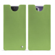 Honor Magic V2 leather pouch - Vert olive ( Nappa - Pantone #a7c58e ) 