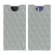 硬质真皮保护套 Honor Magic V2 - Gris - Couture ( Nappa - Pantone #c1c6c8 ) 